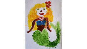 Смешной Рисунок РУСАЛОЧКА (Карина 6 лет)